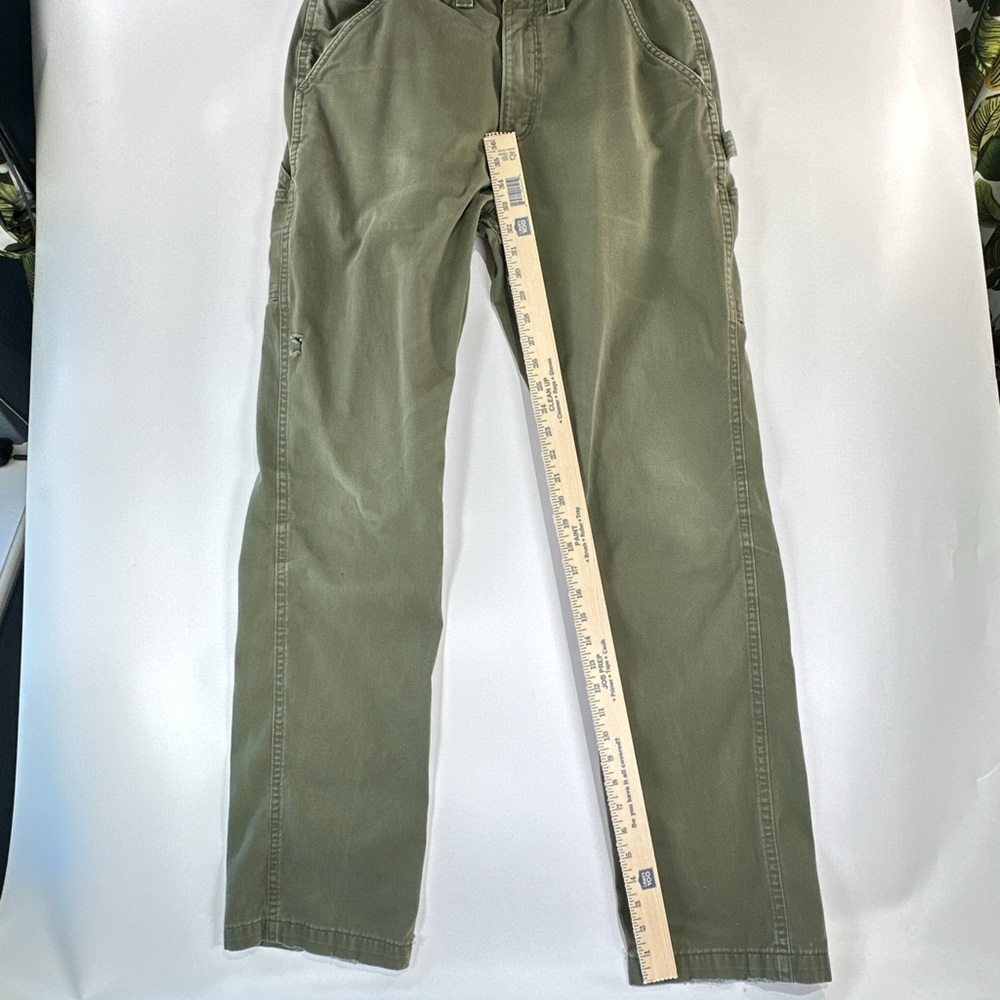 Carhartt Olive Green Relaxed Fit Pants - Picture 13 of 14